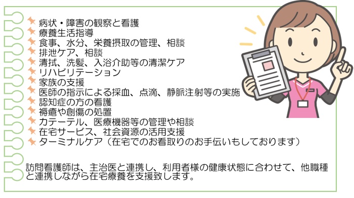 訪問看護のサービス内容