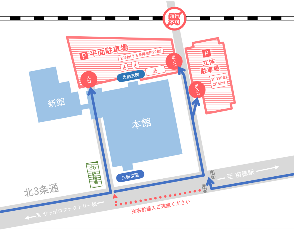 病院周辺略図