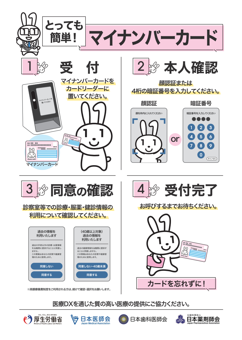 マイナンバーカード利用方法ちらし